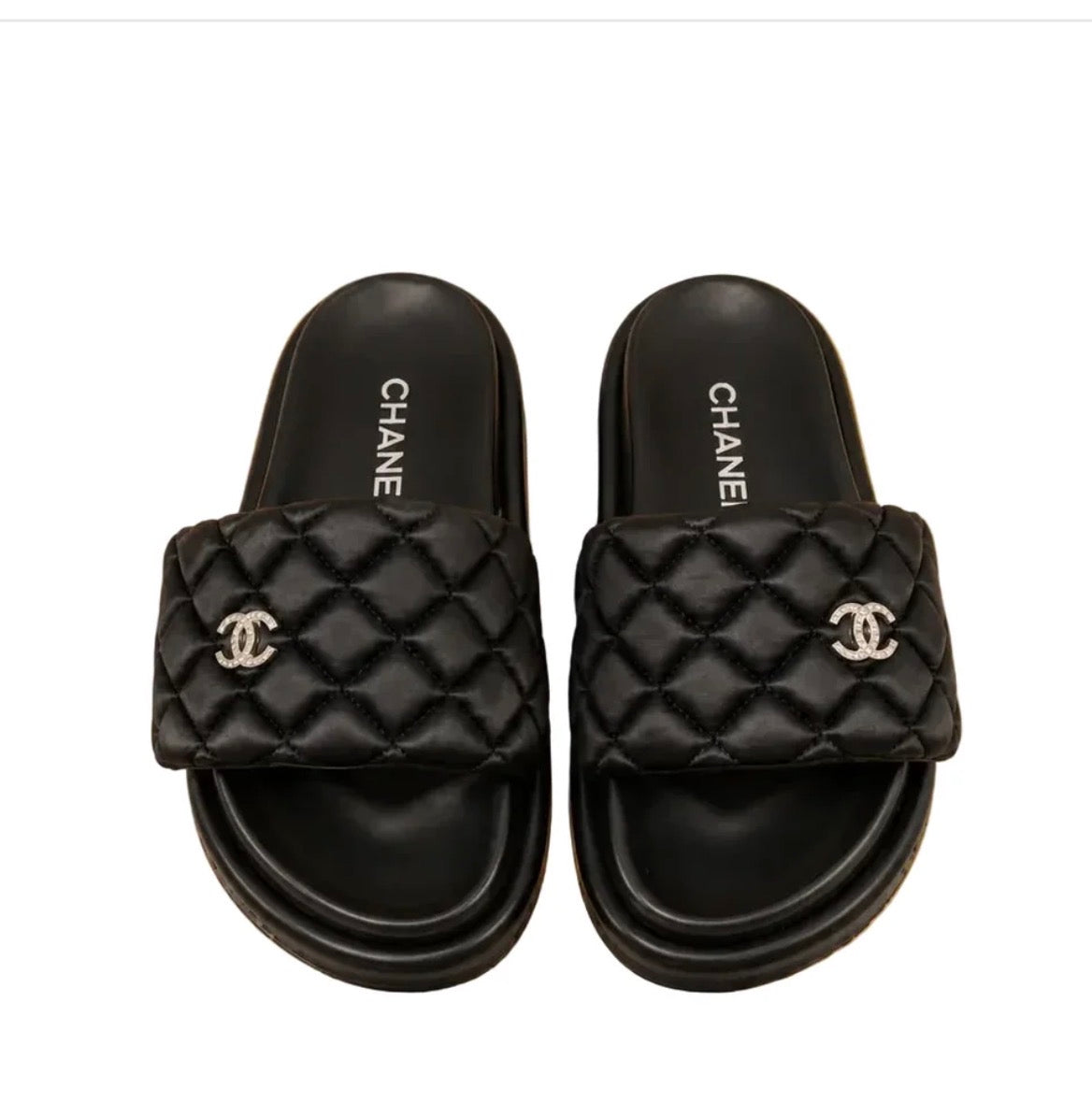 C Black Sandals