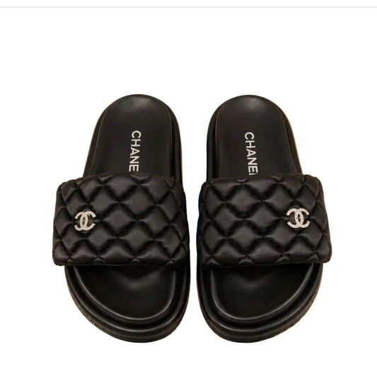 C Black Sandals