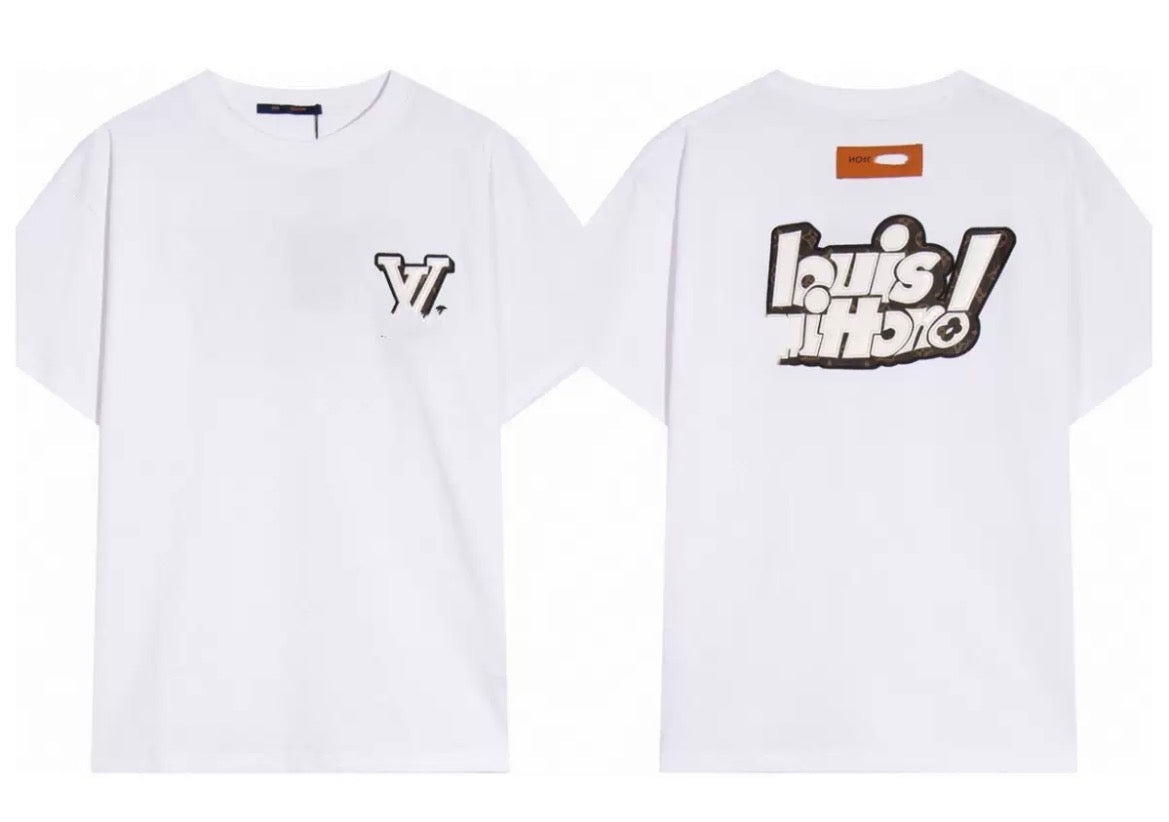 „LV“ Graffiti white