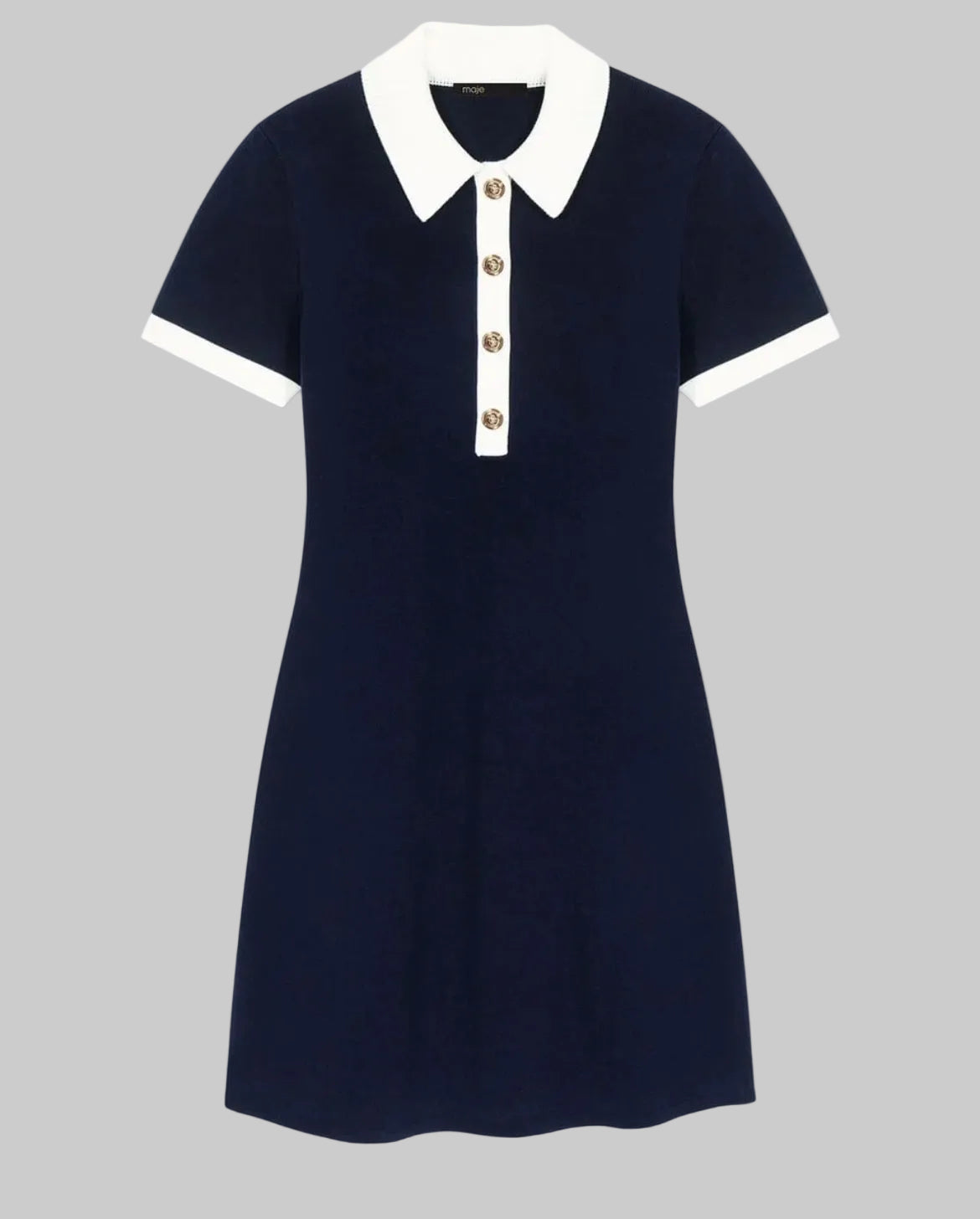 MAJE POLO DRESS