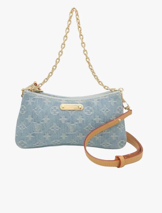 „LV“ Pochette Sky Blue